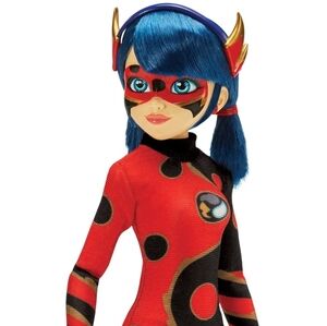 Miraculous Ladybug & Dragon Bug Action Figure - Red and Black NIB